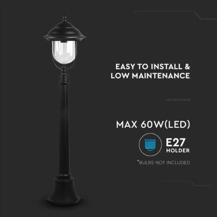 Lámpara de exterior 1xE27/60W/230V 111 cm IP44