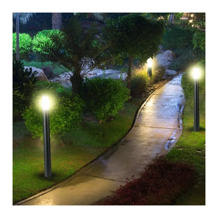 Lámpara de exterior 1xE27/60W/230V IP44 110cm negro