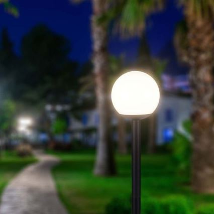 Lámpara de exterior 1xE27/60W/230V IP44 97 cm negro