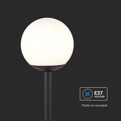 Lámpara de exterior 1xE27/60W/230V IP44 97 cm negro