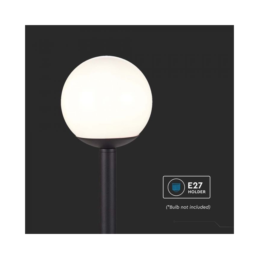 Lámpara de exterior 1xE27/60W/230V IP44 97 cm negro