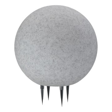 Lámpara de exterior ARGENTO 1xE27/15W/230V diá. 30 cm IP65 gris