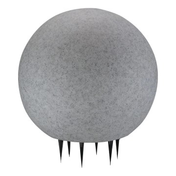 Lámpara de exterior ARGENTO 1xE27/15W/230V diá. 40 cm IP65 gris