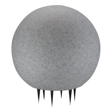 Lámpara de exterior ARGENTO 1xE27/15W/230V diá. 50 cm IP65 gris