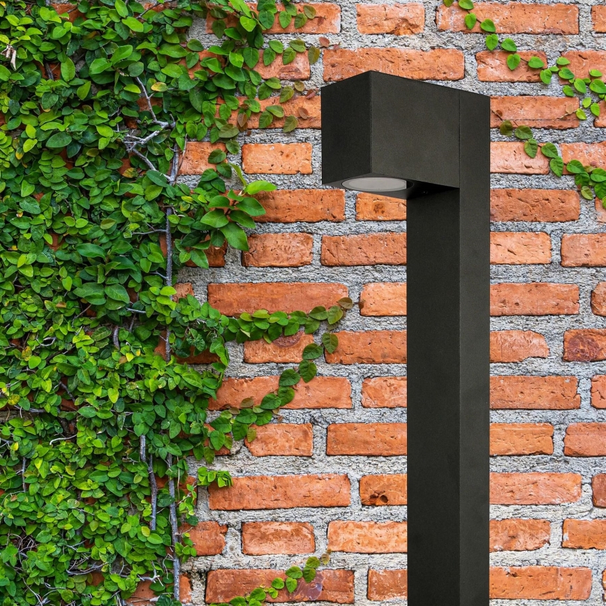 Lámpara de exterior BOSTON 1xGU10/10W/230V 80 cm IP54 negro