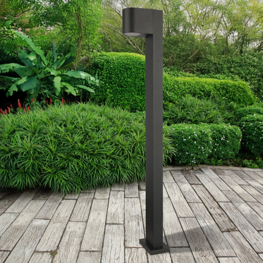 Lámpara de exterior BOSTON 1xGU10/10W/230V 80 cm IP54 negro