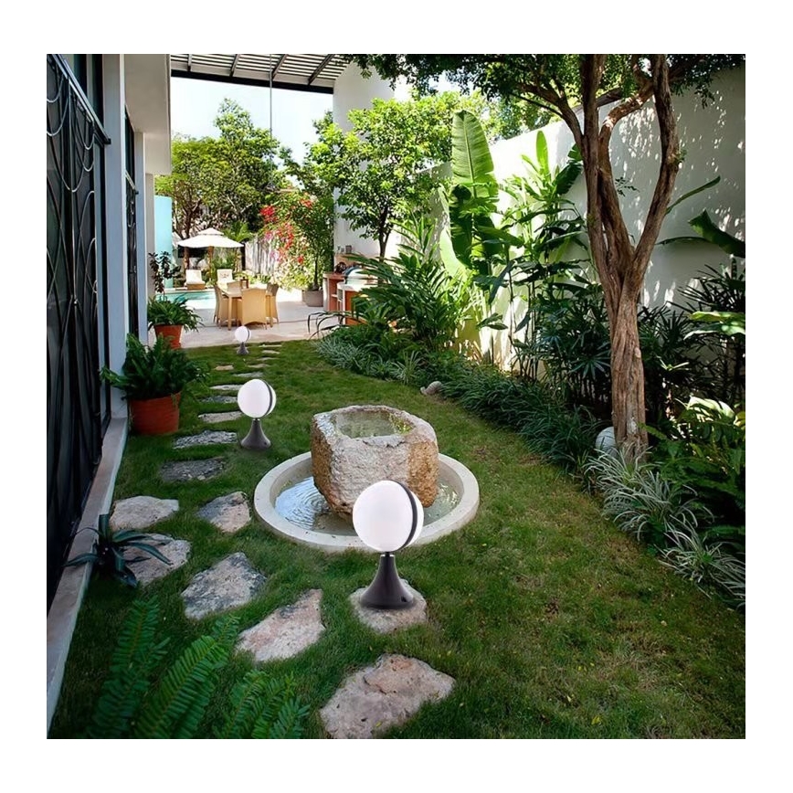 Lámpara de exterior CIRCULO 1xE27/40W/230V IP44