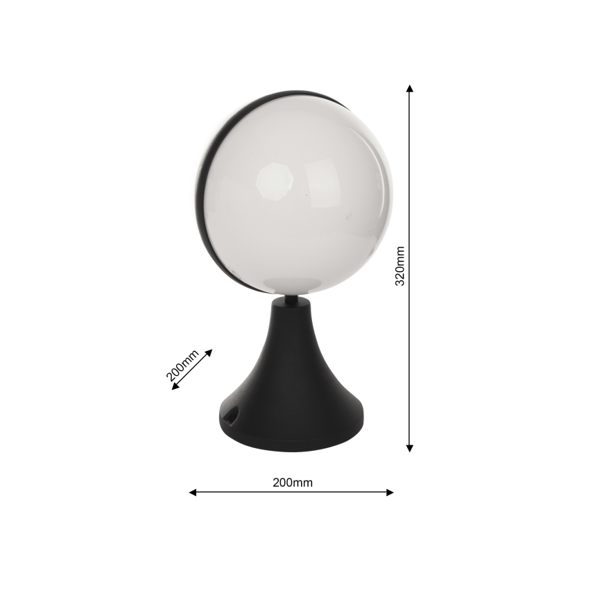 Lámpara de exterior CIRCULO 1xE27/40W/230V IP44