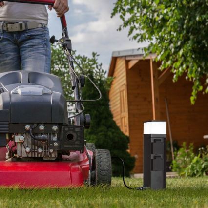 Lámpara de exterior con 2 enchufes 1xG9/11W/230V IP44