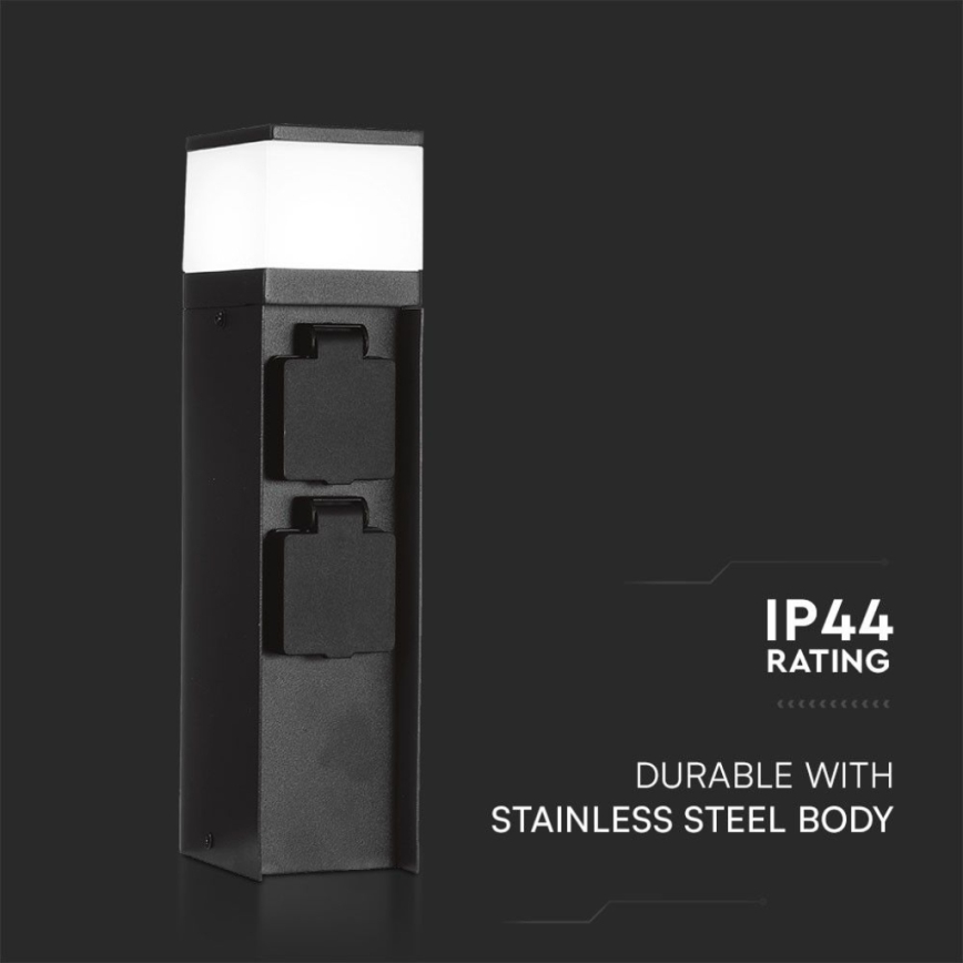Lámpara de exterior con 2 enchufes 1xG9/11W/230V IP44