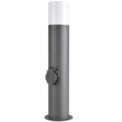 Lámpara de exterior con enchufe DALLAS 1xE27/12W/230V IP44 antracita