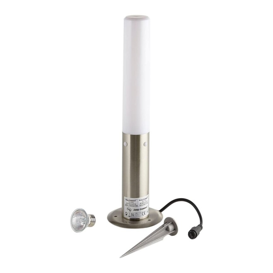 Lámpara de exterior EASY CONNECT 1xE27/20W/230V IP44 acero inoxidable