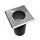 Lámpara de exterior empotrable 1xGU10/35W/230V IP44 cromo mate