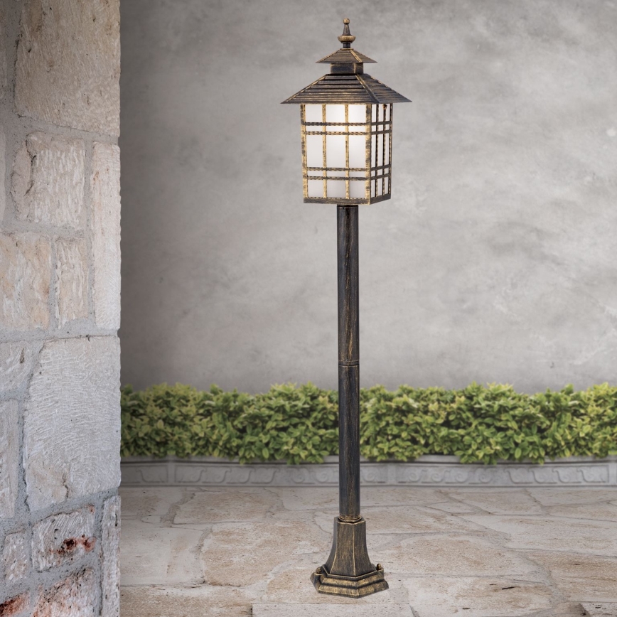 Lámpara de exterior KIKO 1xE27/11W/230V IP44 bronce/pátina