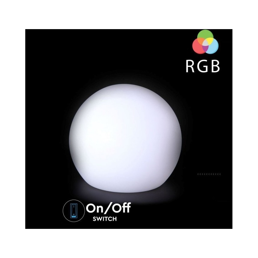 Lámpara de exterior LED RGB regulable LED/1W/5V 1000 mAh 30 cm IP67 + mando a distancia