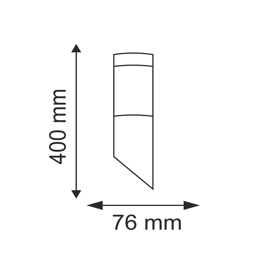 Lámpara de exterior LIVIA 1xE27/10W/230V IP44