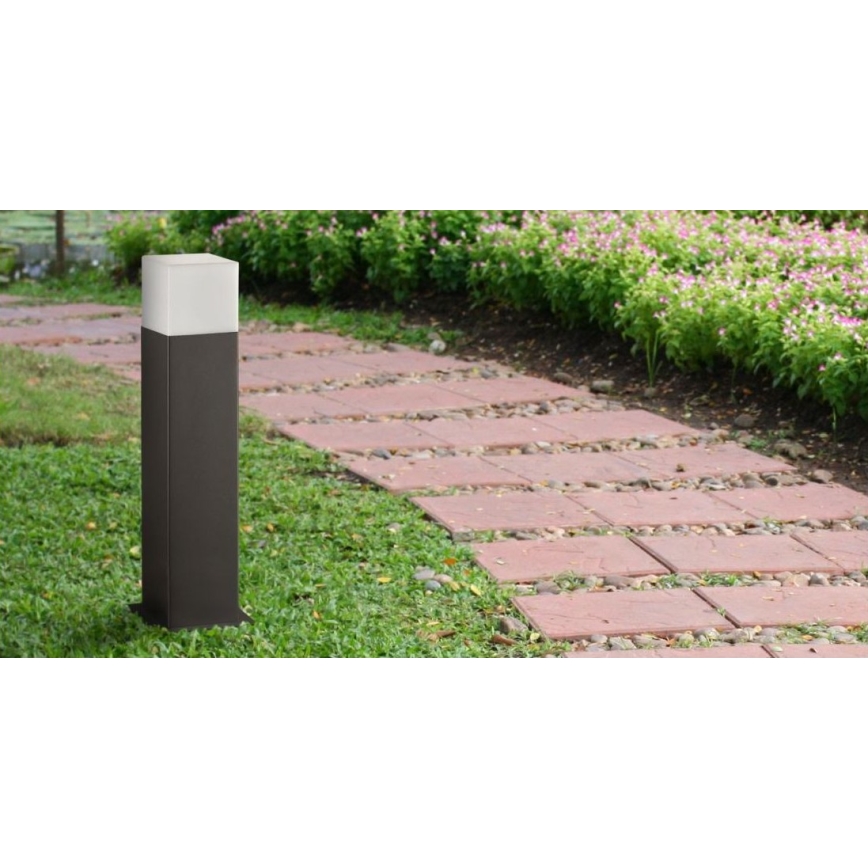 Lámpara de exterior NEW YORK 1xE27/12W/230V IP44 44 cm antracita