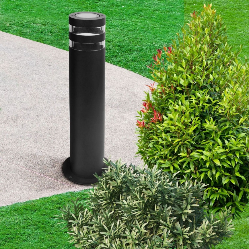 Lámpara de exterior RINO 1xE27/12W/230V IP54 44 cm negro