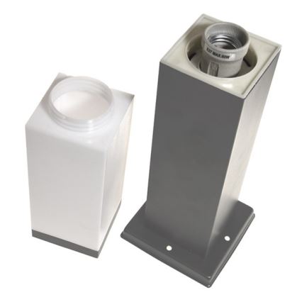 Lámpara de exterior SOPPA 1xE27/60W/230V IP44 45 cm antracita