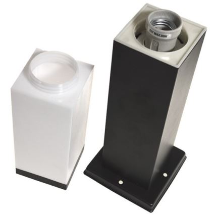 Lámpara de exterior SOPPA 1xE27/60W/230V IP44 45 cm negro