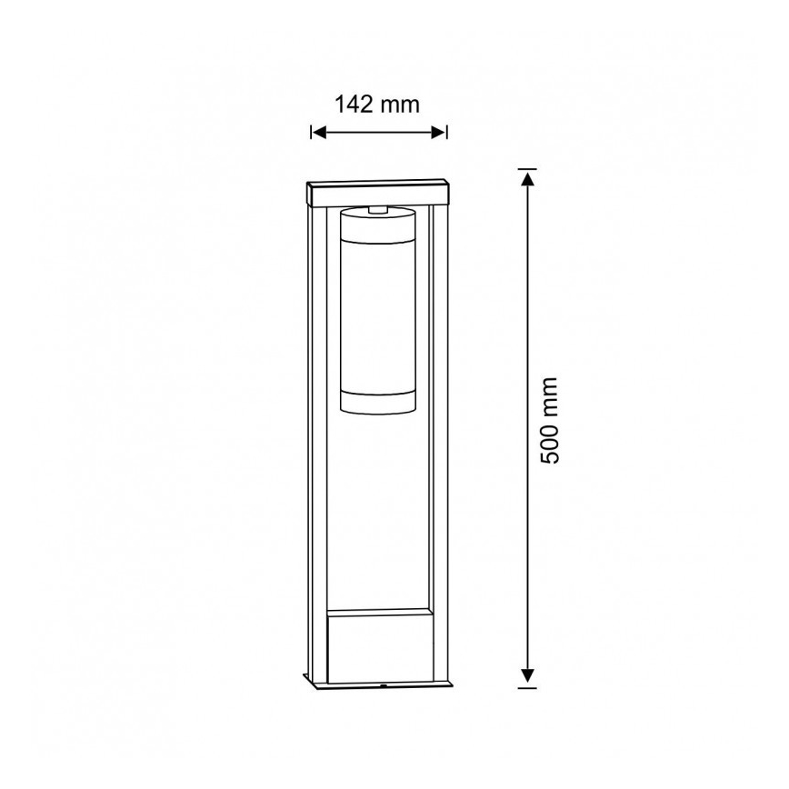 Lámpara de exterior SPECTRA 1xE27/10W/230V IP44 50 cm