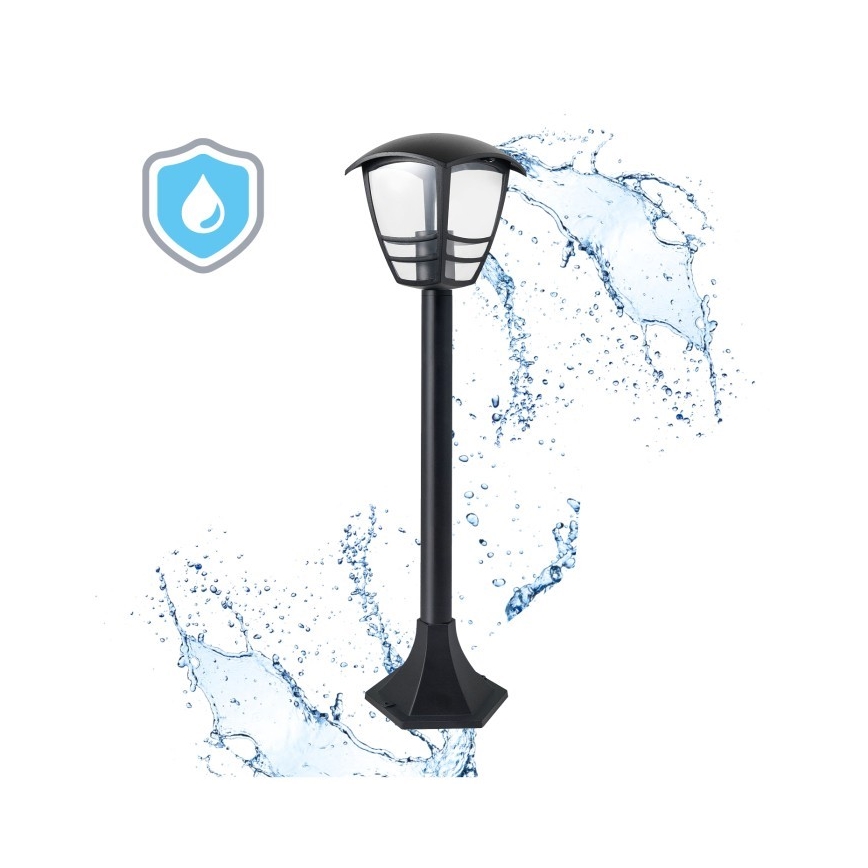 Lámpara de exterior TEVIO 1xE27/60W/230V IP54 97 cm negro