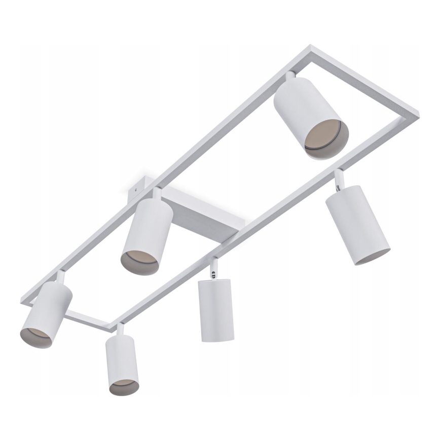 Lámpara de focos 6xGU10/30W/230V blanca