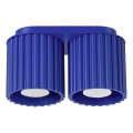 Lámpara de focos AURA 2xGU10/10W/230V azul