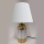 Lámpara de mesa 1xE14/60W/230V blanco/dorado