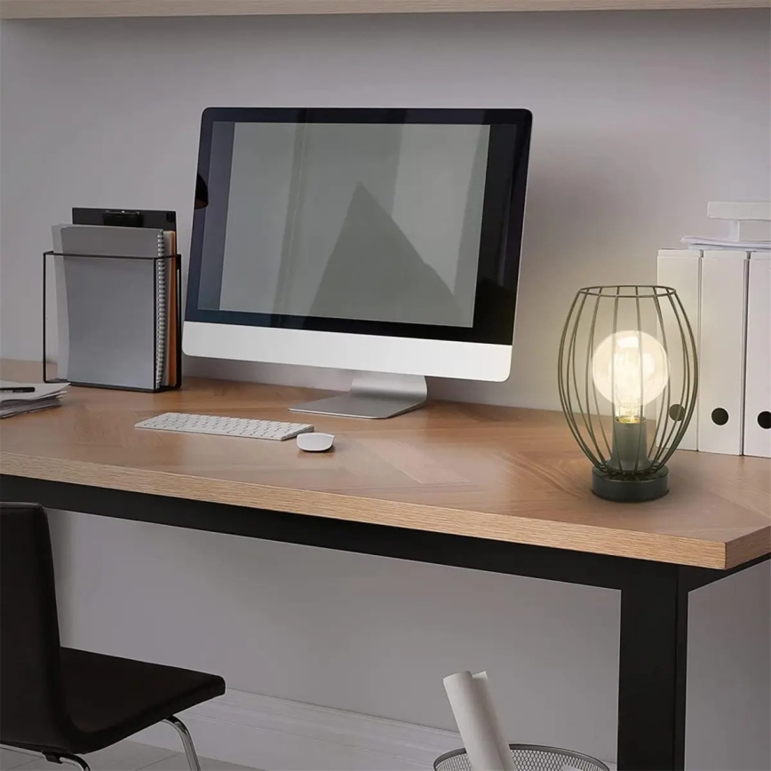 Lámpara de mesa 1xE27/25W/230V negra