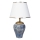 Lámpara de mesa 1xE27/40W/230V azul/dorado