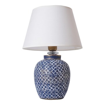 Lámpara de mesa 1xE27/40W/230V azul