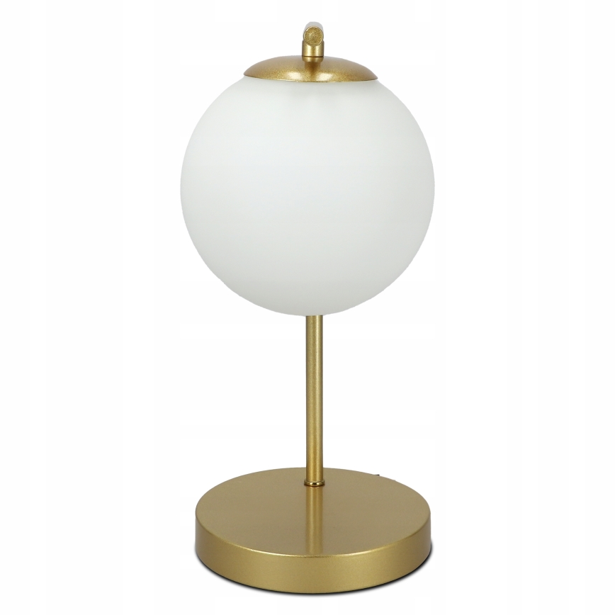 Lámpara de mesa 1xE27/40W/230V dorada/blanca