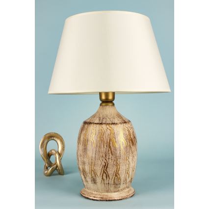 Lámpara de mesa 1xE27/40W/230V dorado