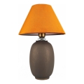 Lámpara de mesa 1xE27/40W/230V marrón/naranja