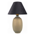 Lámpara de mesa 1xE27/40W/230V negro/beige