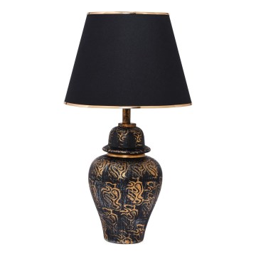 Lámpara de mesa 1xE27/40W/230V negro