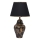 Lámpara de mesa 1xE27/40W/230V negro