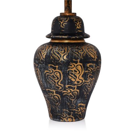 Lámpara de mesa 1xE27/40W/230V negro