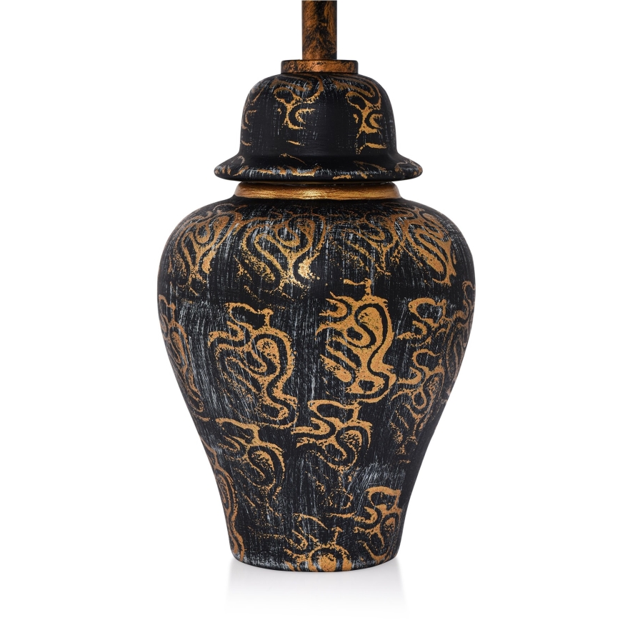 Lámpara de mesa 1xE27/40W/230V negro