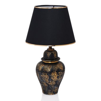 Lámpara de mesa 1xE27/40W/230V negro