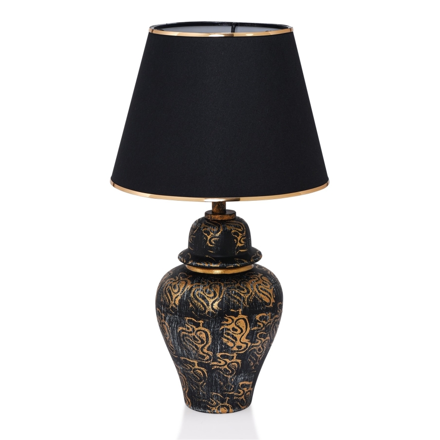 Lámpara de mesa 1xE27/40W/230V negro