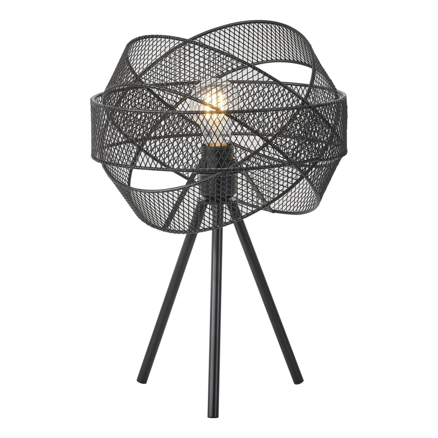 Lámpara de mesa 1xE27/40W/230V negro