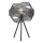 Lámpara de mesa 1xE27/40W/230V negro