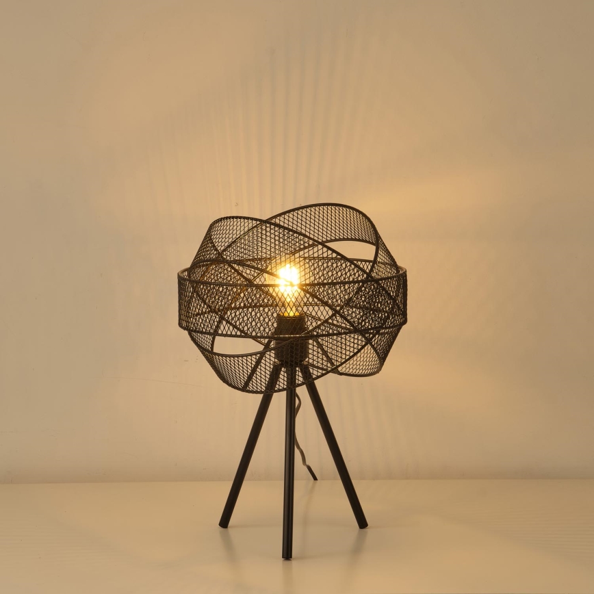 Lámpara de mesa 1xE27/40W/230V negro