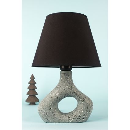 Lámpara de mesa 1xE27/40W/230V negro/verde