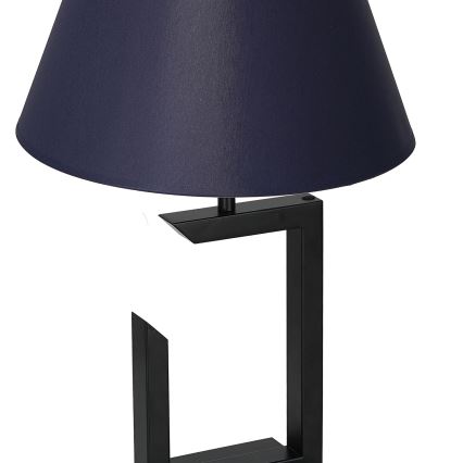 Lámpara de mesa 1xE27/60W/230V 45 cm azul/dorado