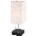 Lámpara de mesa 1xE27/60W/230V con USB con cargador
