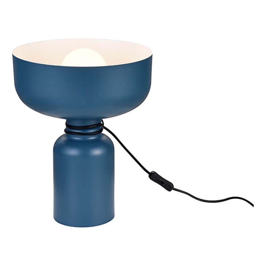 Lámpara de mesa ABEL 1xE27/11W/230V azul