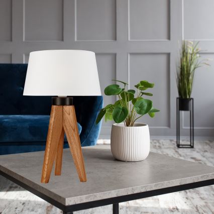 Lámpara de mesa AIDA 1xE27/60W/230V roble